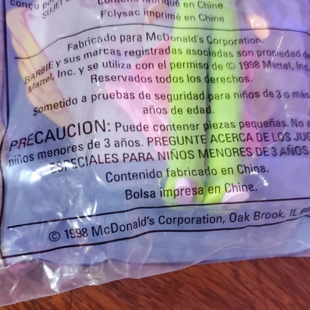 2 Barbie McDonalds Happy Meal Toy 1999 Malibu#9 & 1998 Teen Skipper#1 - Picture 7 of 10